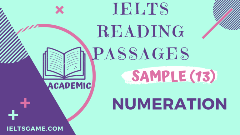 IELTS Academic Reading sample 13