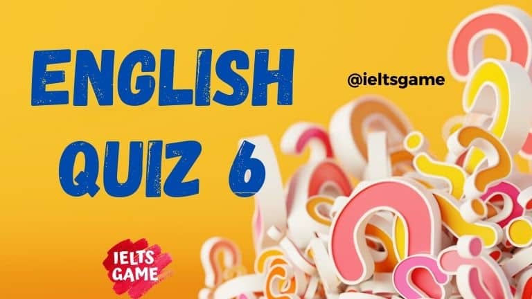 English quiz grammar 6