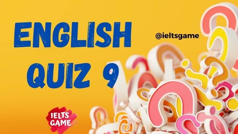 English quiz grammar 9
