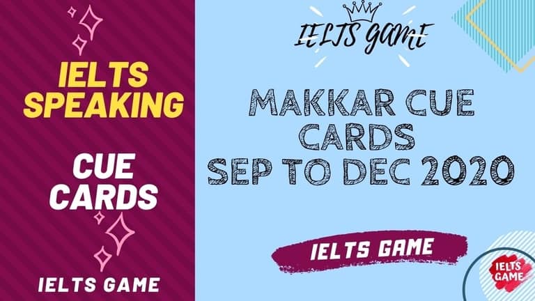 makkar cue cards sep to dec 2020