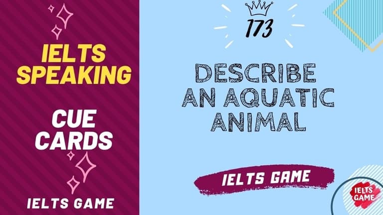 Describe an aquatic animal